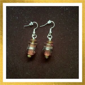 3/$20 Hand Crafted BEADED Dangle HANDMADE Glass EARRINGS